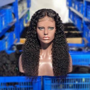 deep wave lace closure wig