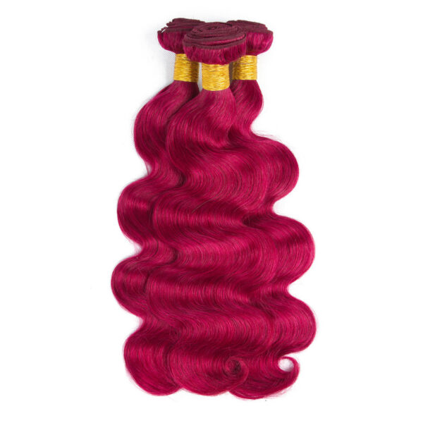 red hair bundles virgin hair