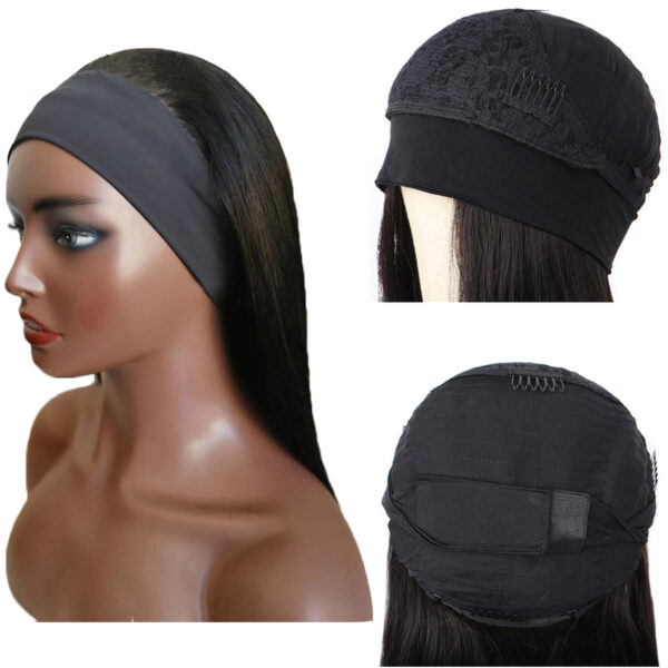 human hair headband wigs