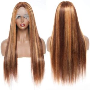 highlighted human hair wigs